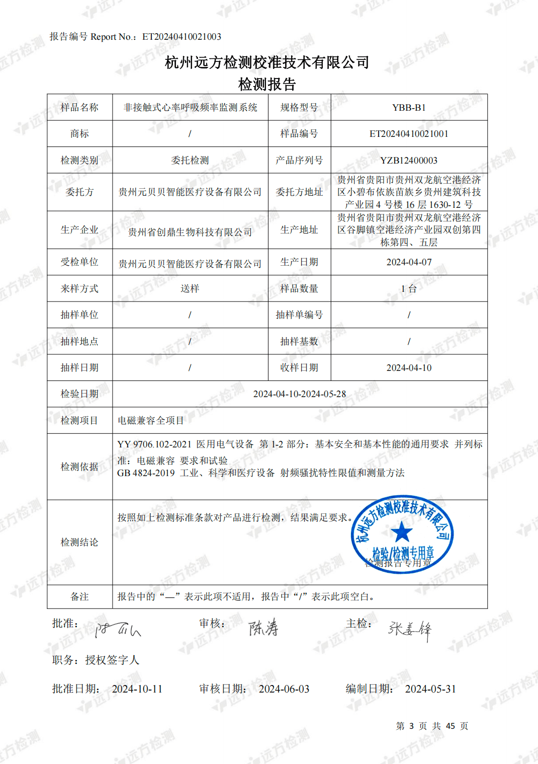 检测报告认证